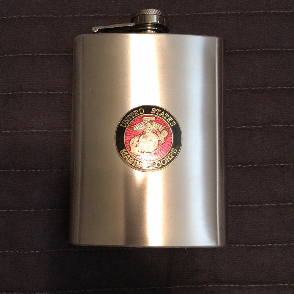 USMC 8 oz Flask